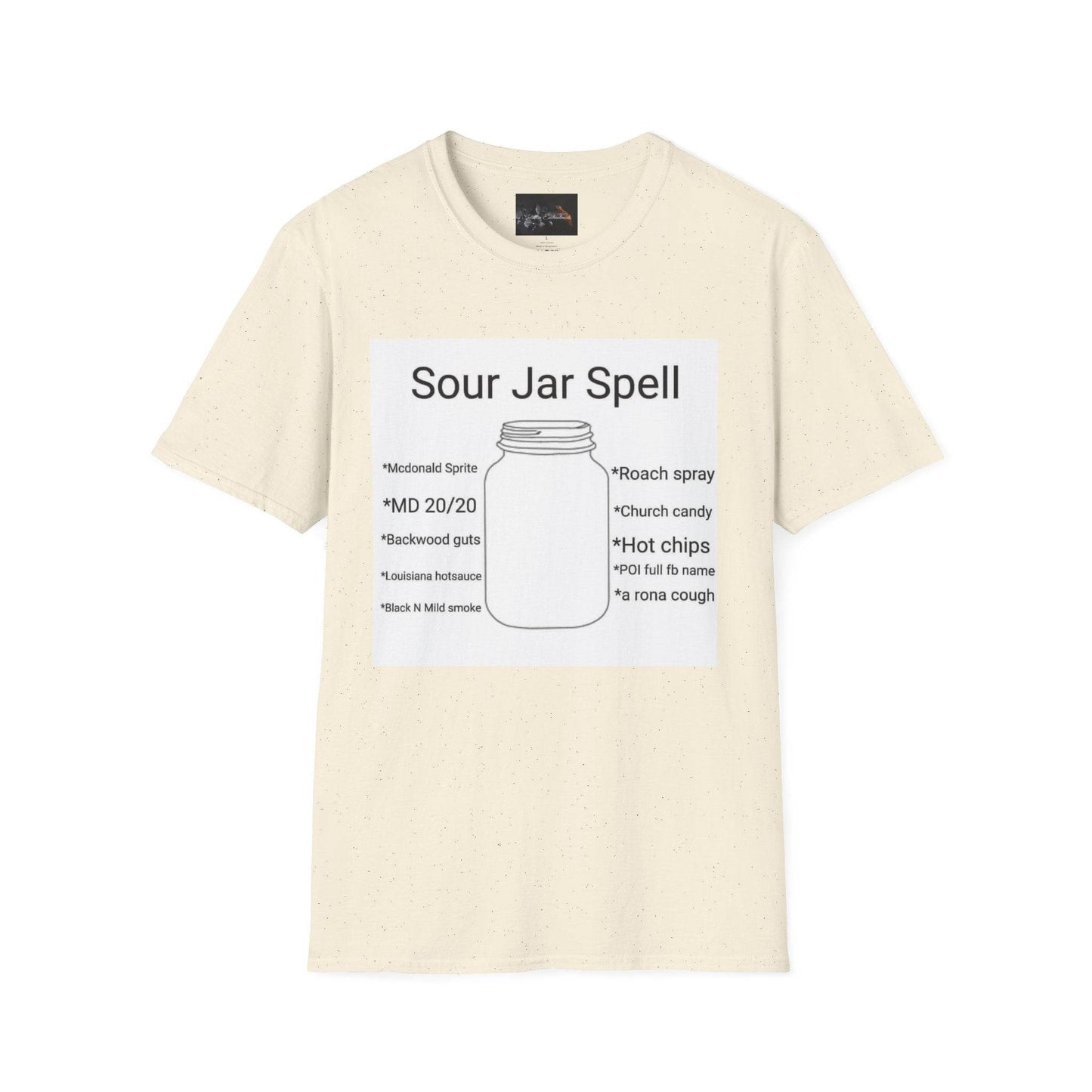 Sour Jar Spell T-Shirt for Witches, Unisex Softstyle Tee, Ideal for Magical Practitioners, Spell Casting, Witchcraft Gift, Summer Solstice - IntuitiveEncBoutique