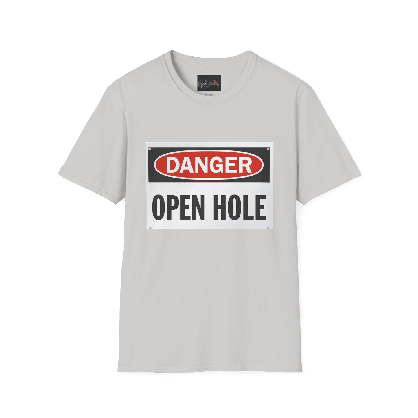 Funny Danger Open Hole T-Shirt