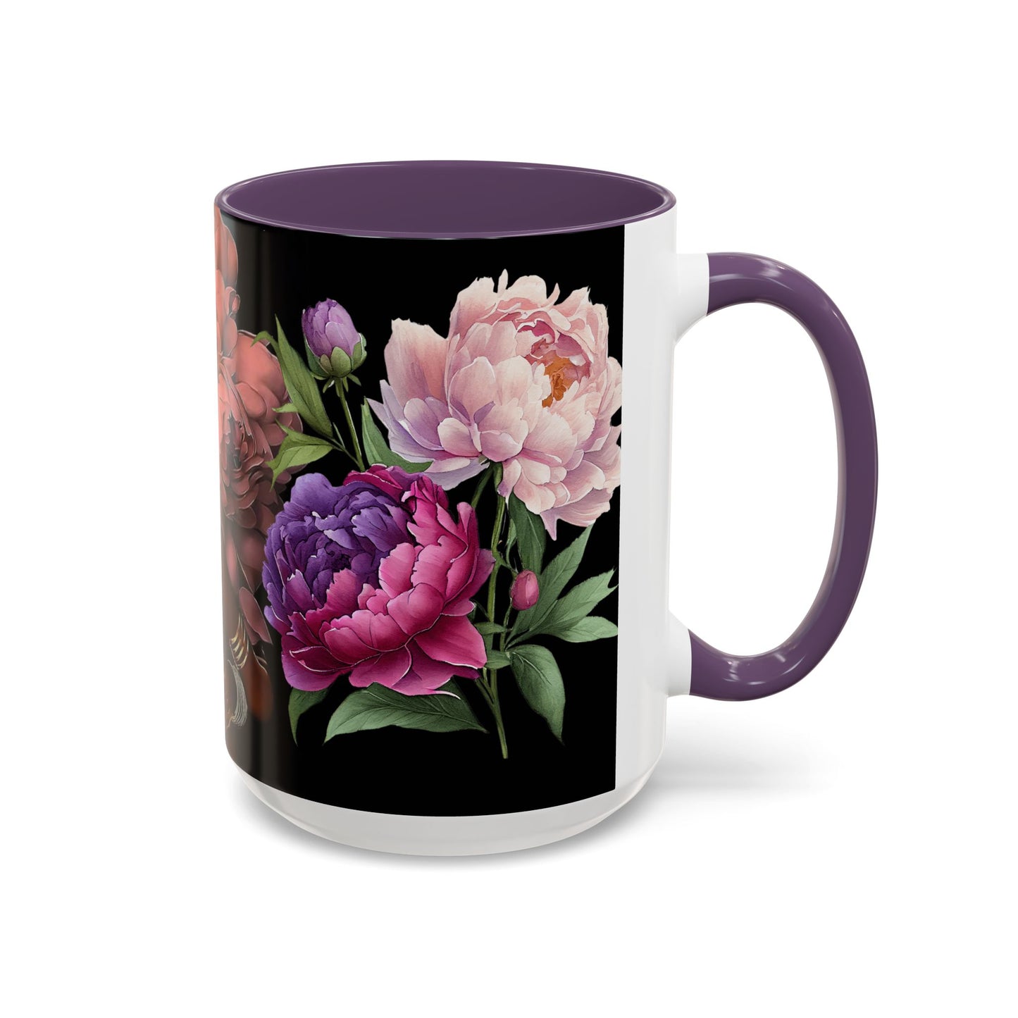 Floral Embrace Coffee Mug, Elegant Gift for Her, Unique Home Decor, Artistic Drinkware, Perfect for Birthdays, Mother's Day, Anniversaries