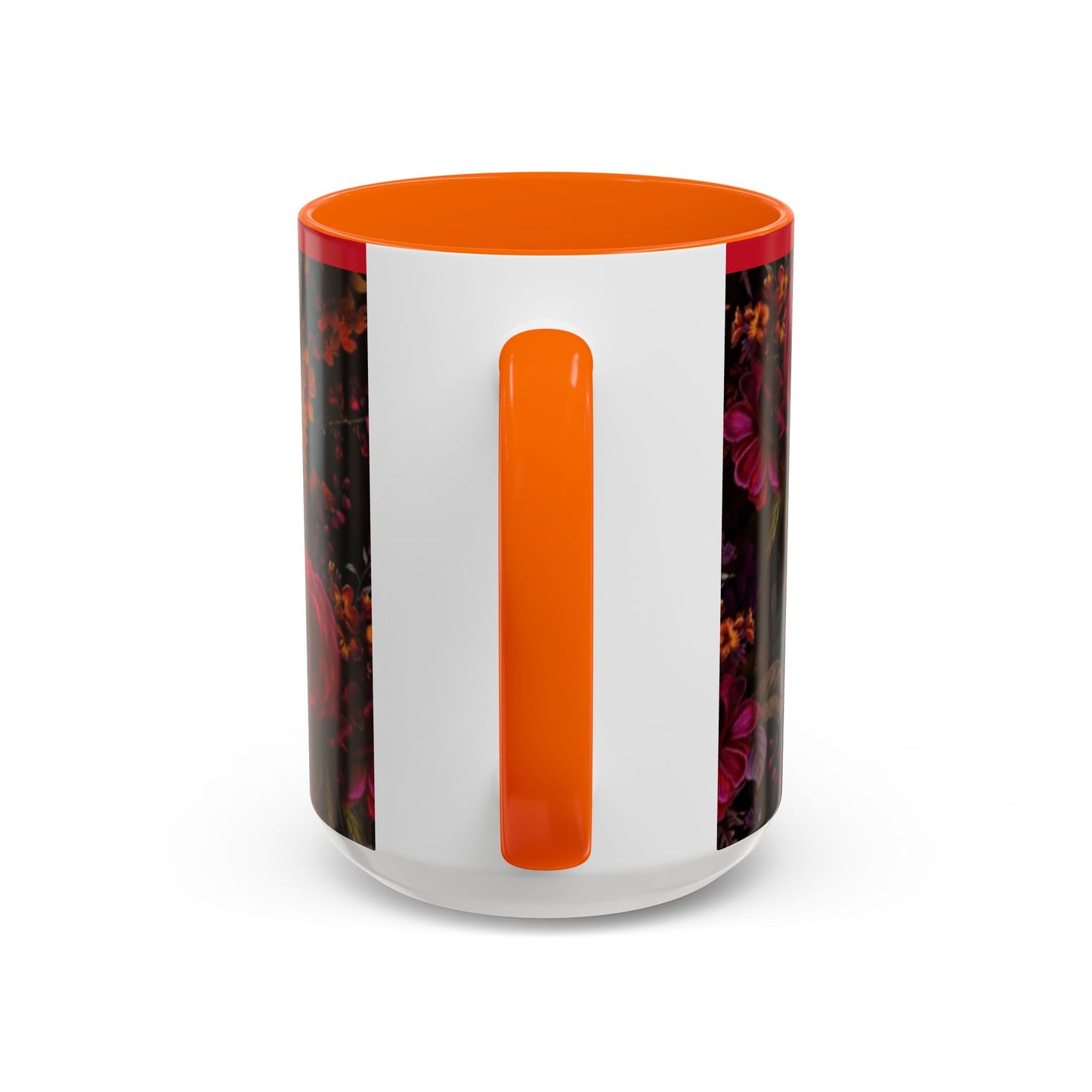 Gothic Floral Accent Coffee Mug - Perfect for Coffee Lovers, Gift for Birthdays, Drama Queen Decor, Unique Art Mug