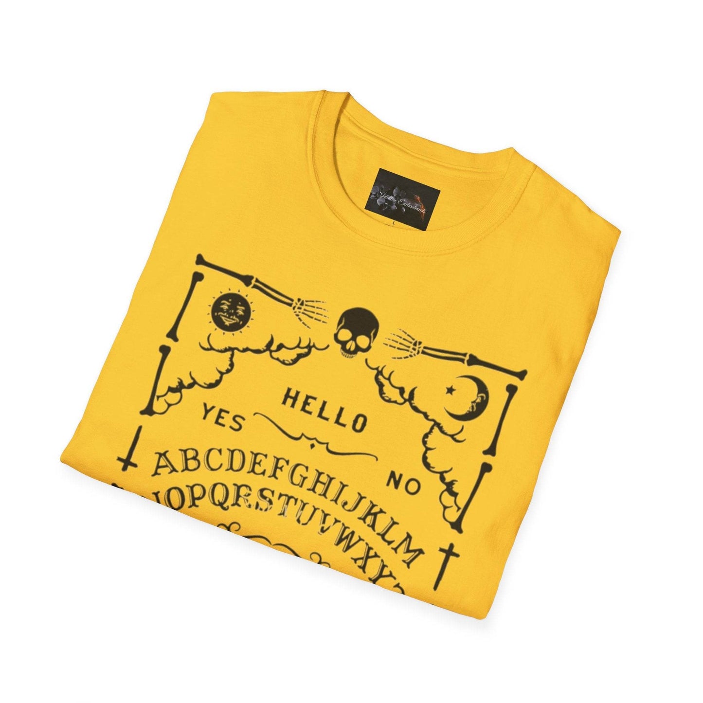 Mystical Ouija Board Unisex T-Shirt - Perfect for Halloween, Gift, Casual Wear, Spirituality, Ghost Lovers - IntuitiveEncBoutique