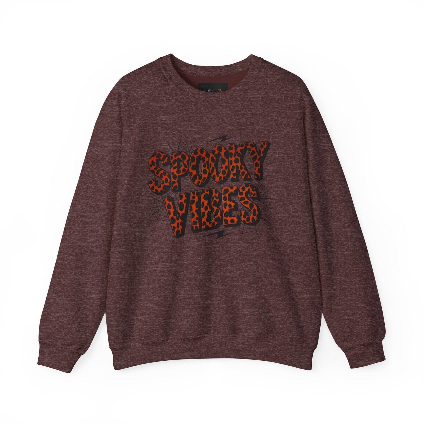 Spooky Vibes Sweatshirt - Halloween Crewneck, Unisex Cozy Jumper, Fall Fashion, Ghosts & Ghouls, Casual Wear, Fun Gift - IntuitiveEncBoutique