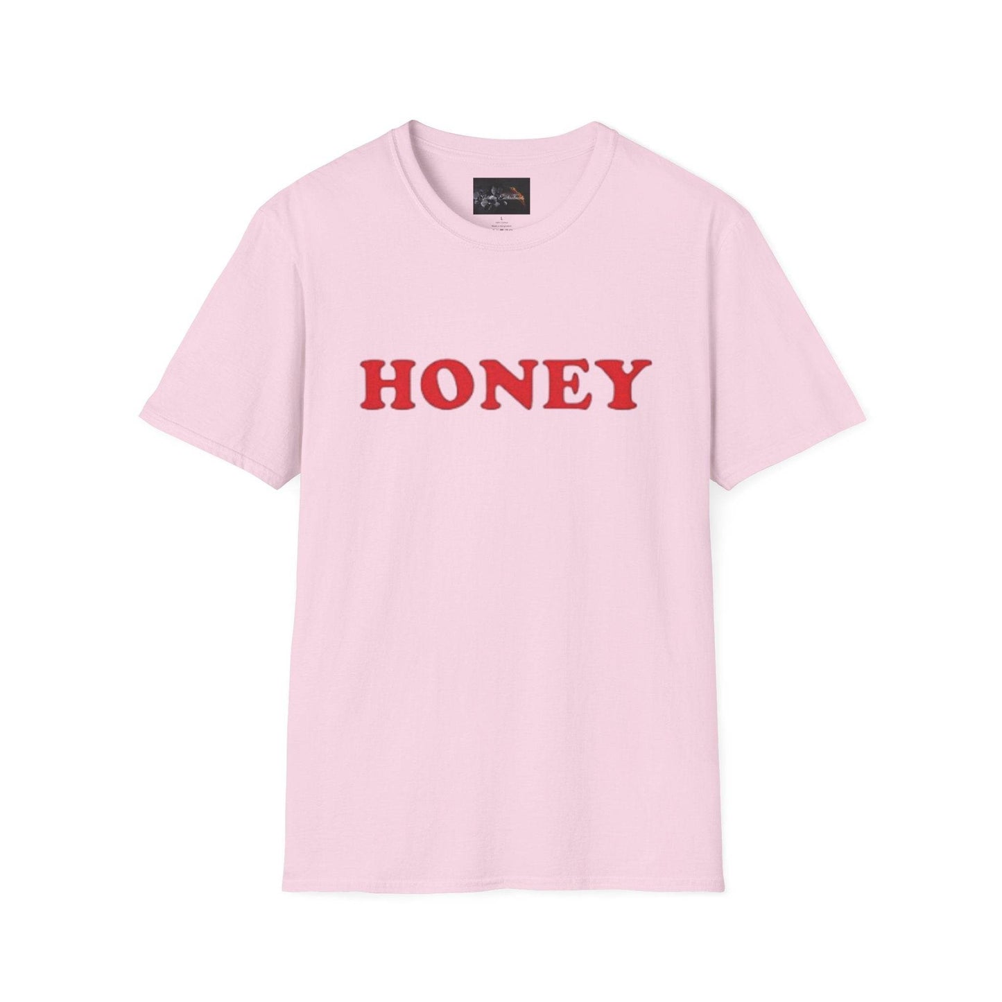 Honey Unisex Softstyle T-Shirt | Cute Gift, Casual Wear, Everyday Comfort, Spring Style, Sweet Gift for Her - IntuitiveEncBoutique