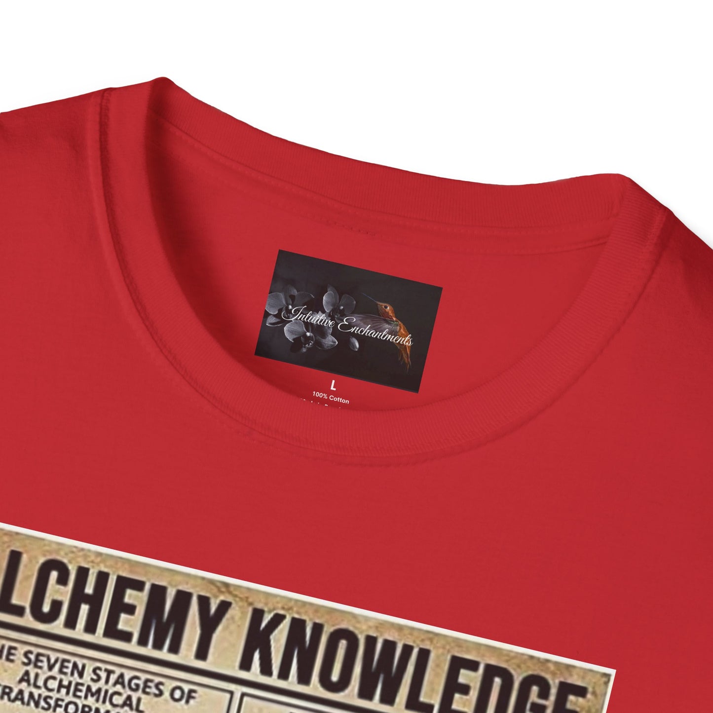 Alchemy Knowledge Unisex T-Shirt, Vintage-style Graphic Tee, Gift for Historians, Science Lovers, Unique Learning Shirt, Educational Apparel
