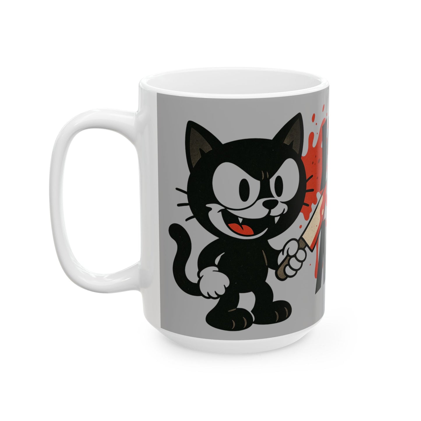 Funny Ceramic Mug - "You Saw Nothing" - Perfect for Cat Lovers, Gift for Friends, Coffee Lovers, Humor Mug, Teatime Fun