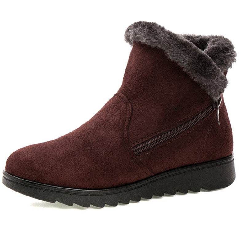 Women's warm cloth shoes, elderly snow boots - IntuitiveEncBoutique