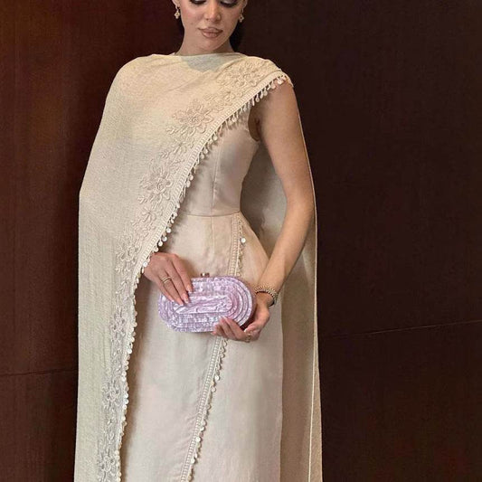 Women's Traditional Dress Long Robe Two-piece Set - IntuitiveEncBoutique