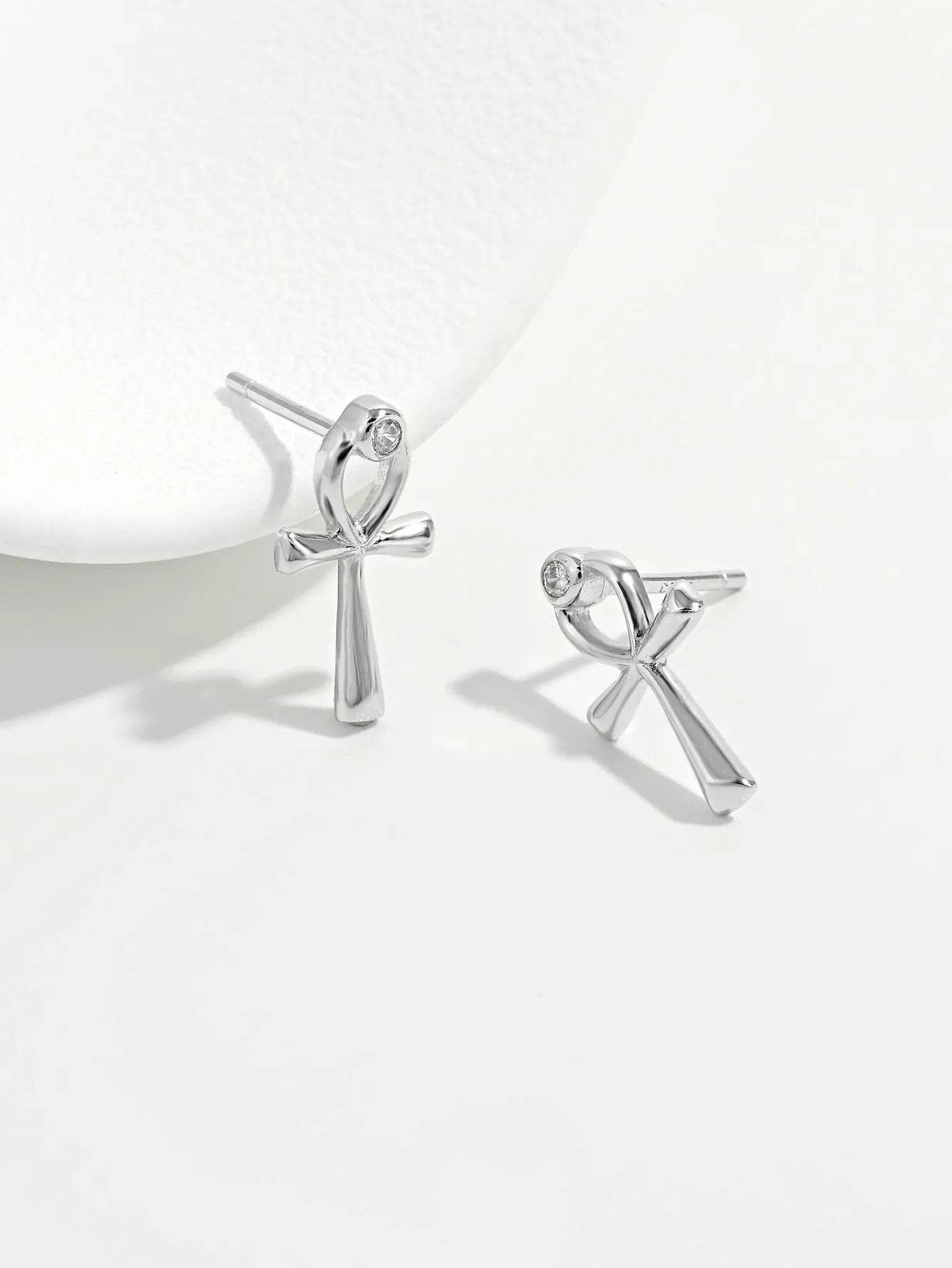 925 Sterling Silver Inland Zircon Earrings - IntuitiveEncBoutique