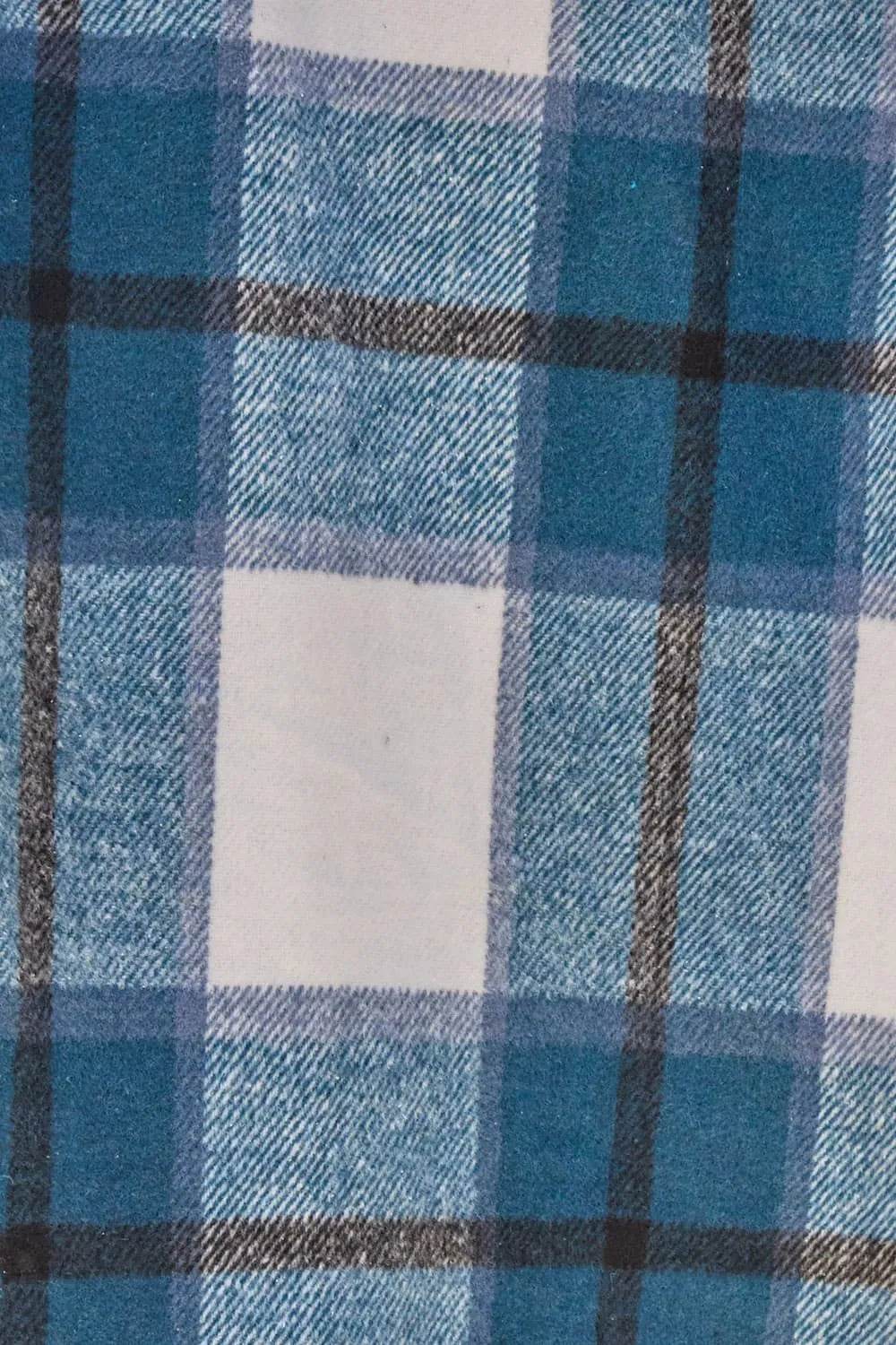 Double Take Full Size Plaid Button Up Lapel Collar Coat - IntuitiveEncBoutique
