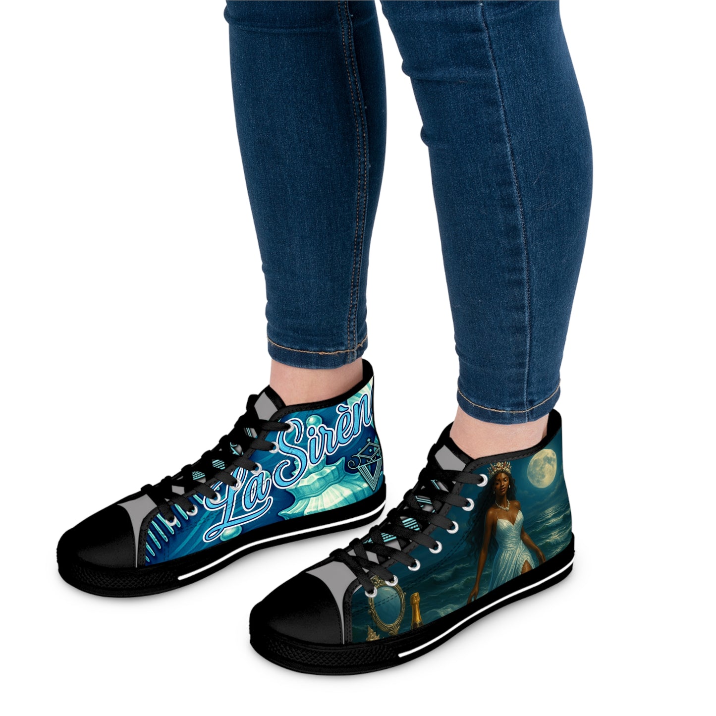 La Sirene Lwa Goddess High Top Sneakers