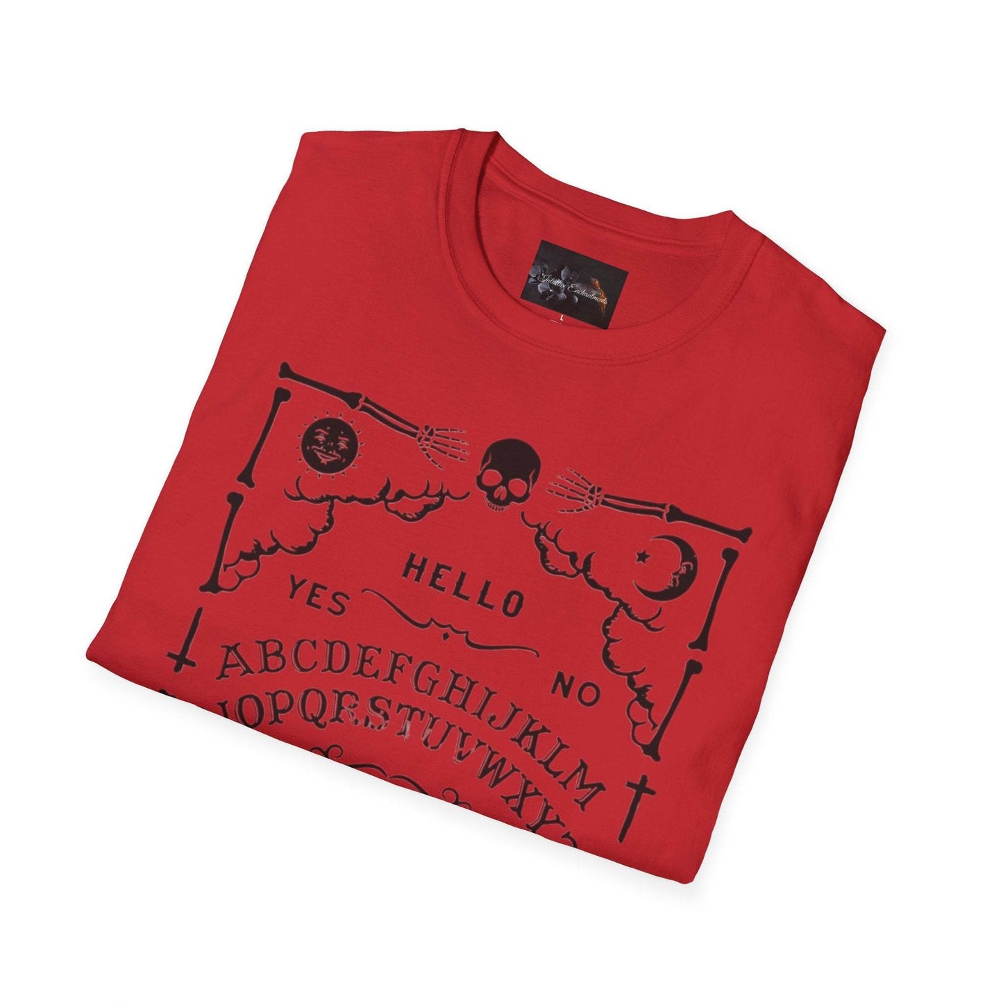 Mystical Ouija Board Unisex T-Shirt - Perfect for Halloween, Gift, Casual Wear, Spirituality, Ghost Lovers - IntuitiveEncBoutique