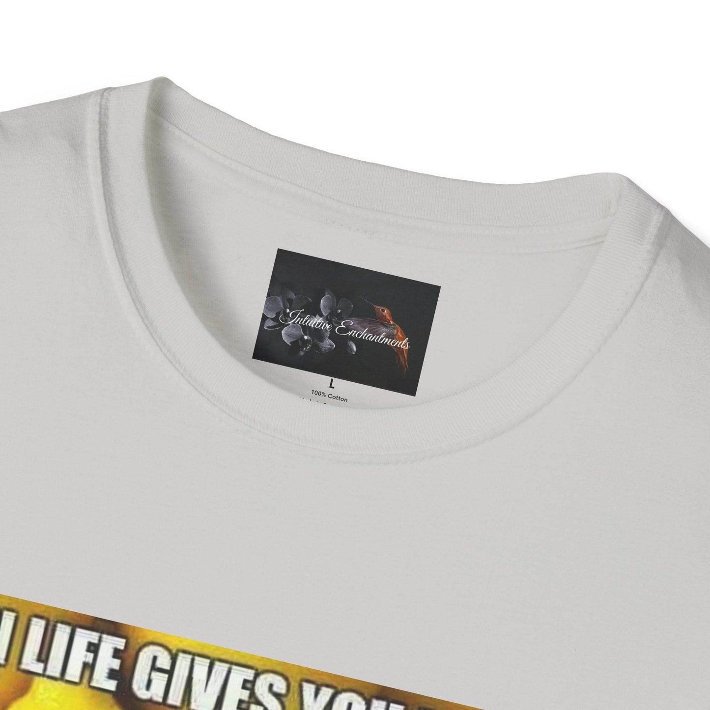 When Life Gives You Lemons T-Shirt, Funny Quote Tee, Gift for Citrus Lovers, Casual Wear, Unisex Humor Shirt, Summer Vibes - IntuitiveEncBoutique