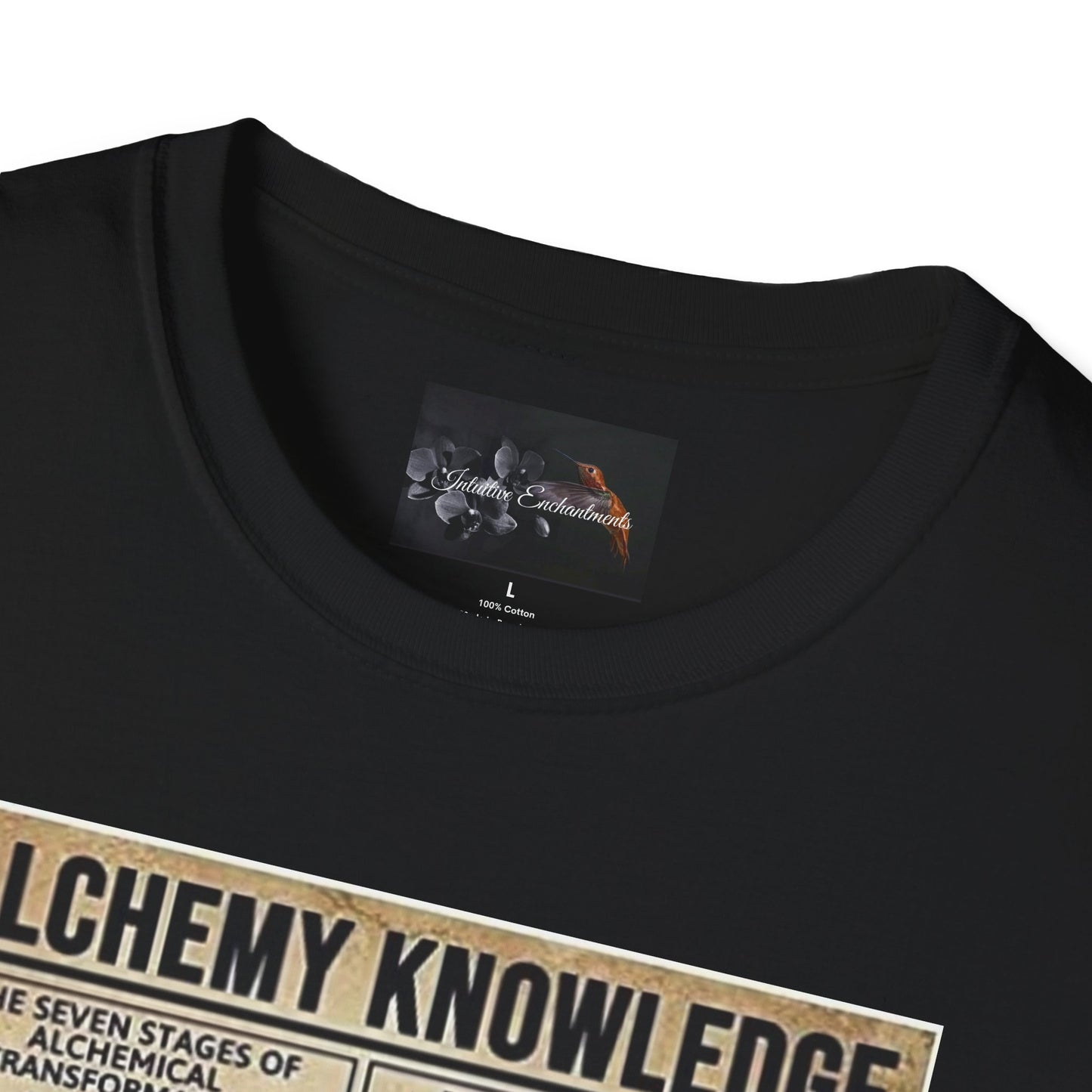 Alchemy Knowledge Unisex T-Shirt, Vintage-style Graphic Tee, Gift for Historians, Science Lovers, Unique Learning Shirt, Educational Apparel