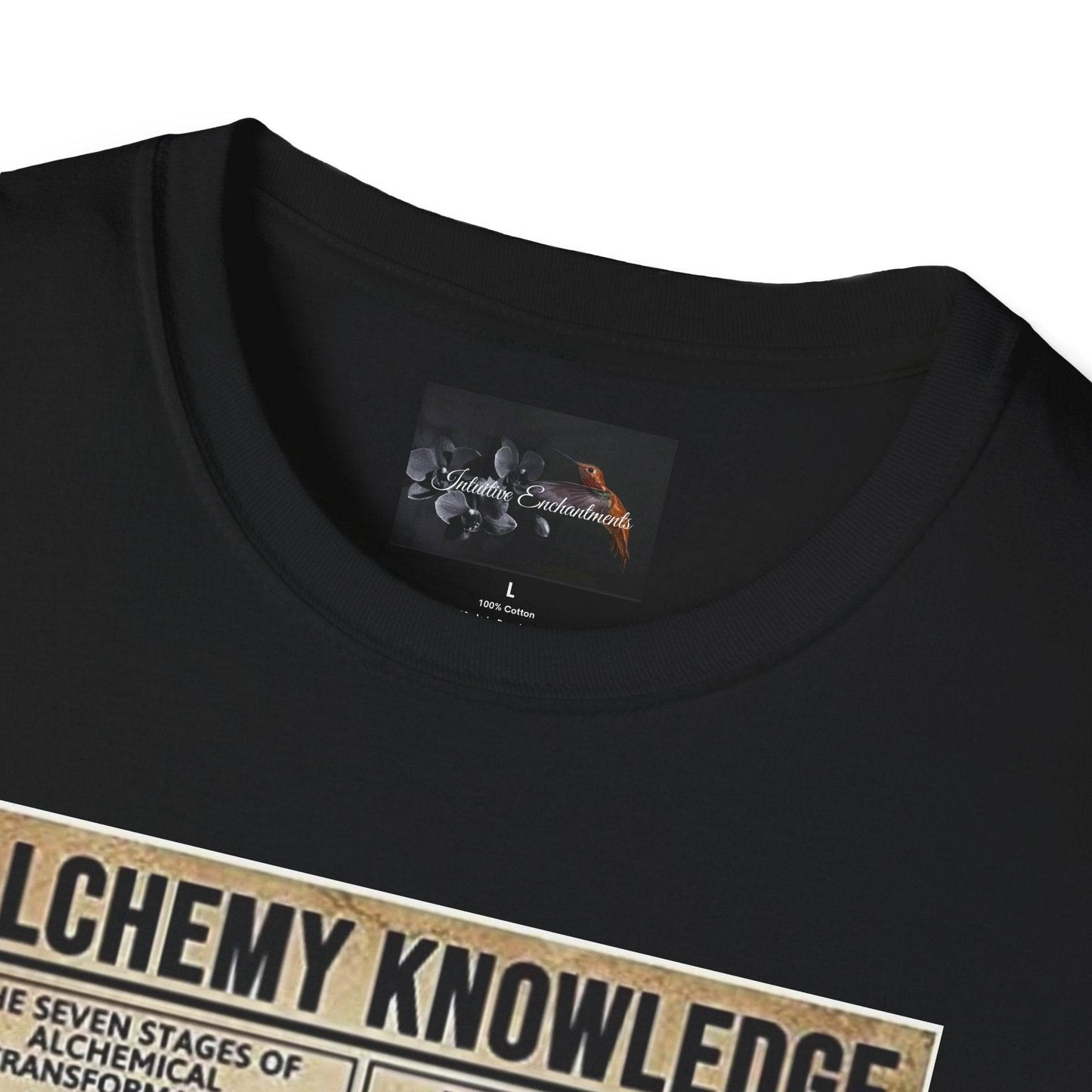 Alchemy Knowledge Unisex T-Shirt, Vintage-style Graphic Tee, Gift for Historians, Science Lovers, Unique Learning Shirt, Educational Apparel - IntuitiveEncBoutique