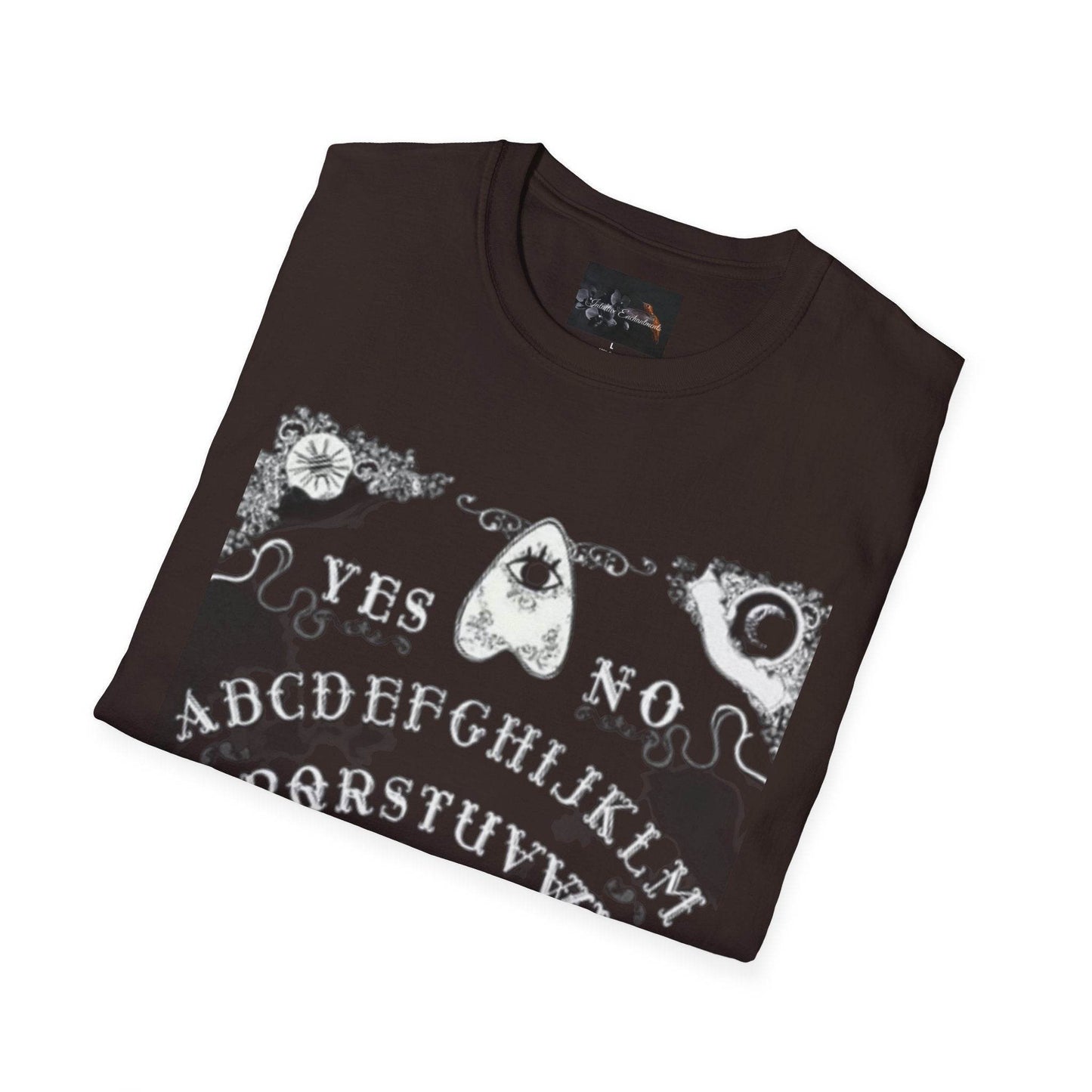 Mystical Ouija Board Unisex T-Shirt - Perfect for Halloween, Gift, Casual Wear, Spirituality, Ghost Lovers - IntuitiveEncBoutique