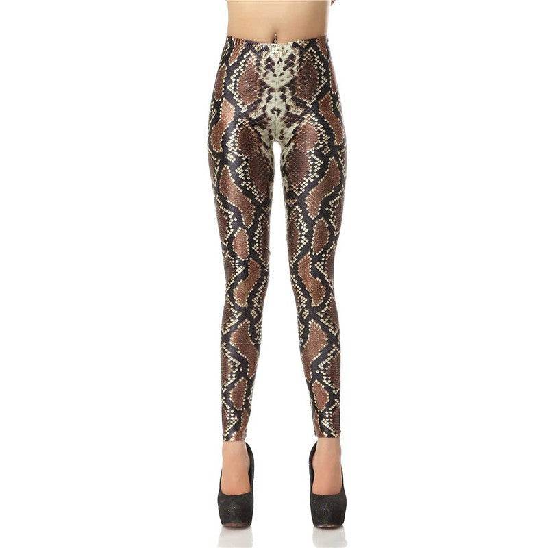 Snakeskin Women Leggings Women Pants - IntuitiveEncBoutique