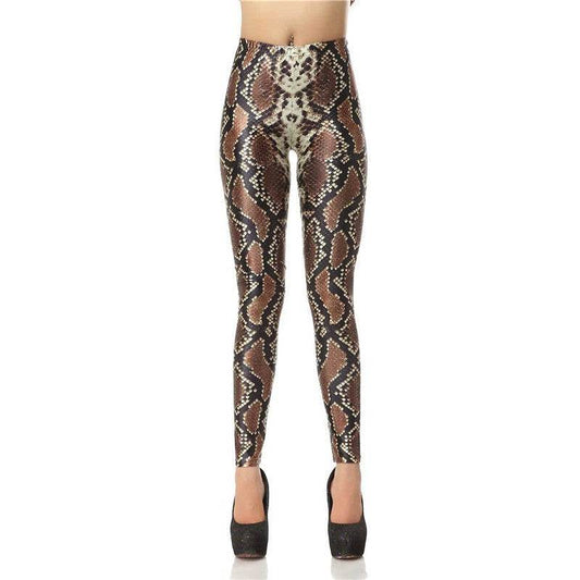 Snakeskin Women Leggings Women Pants - IntuitiveEncBoutique