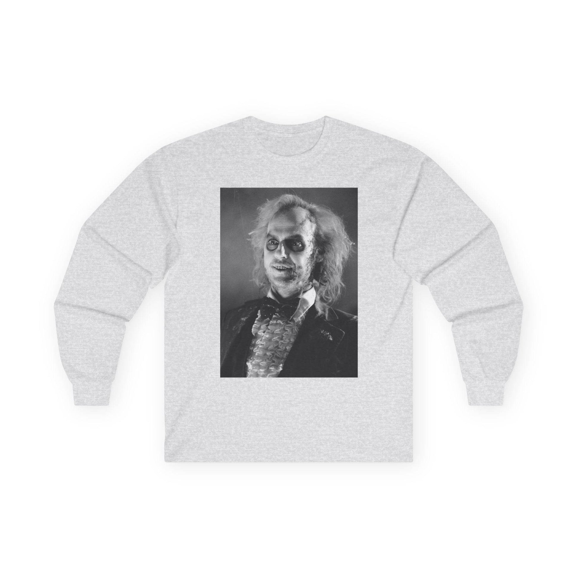 Long Sleeve Tee - Beetlejuice Design - IntuitiveEncBoutique