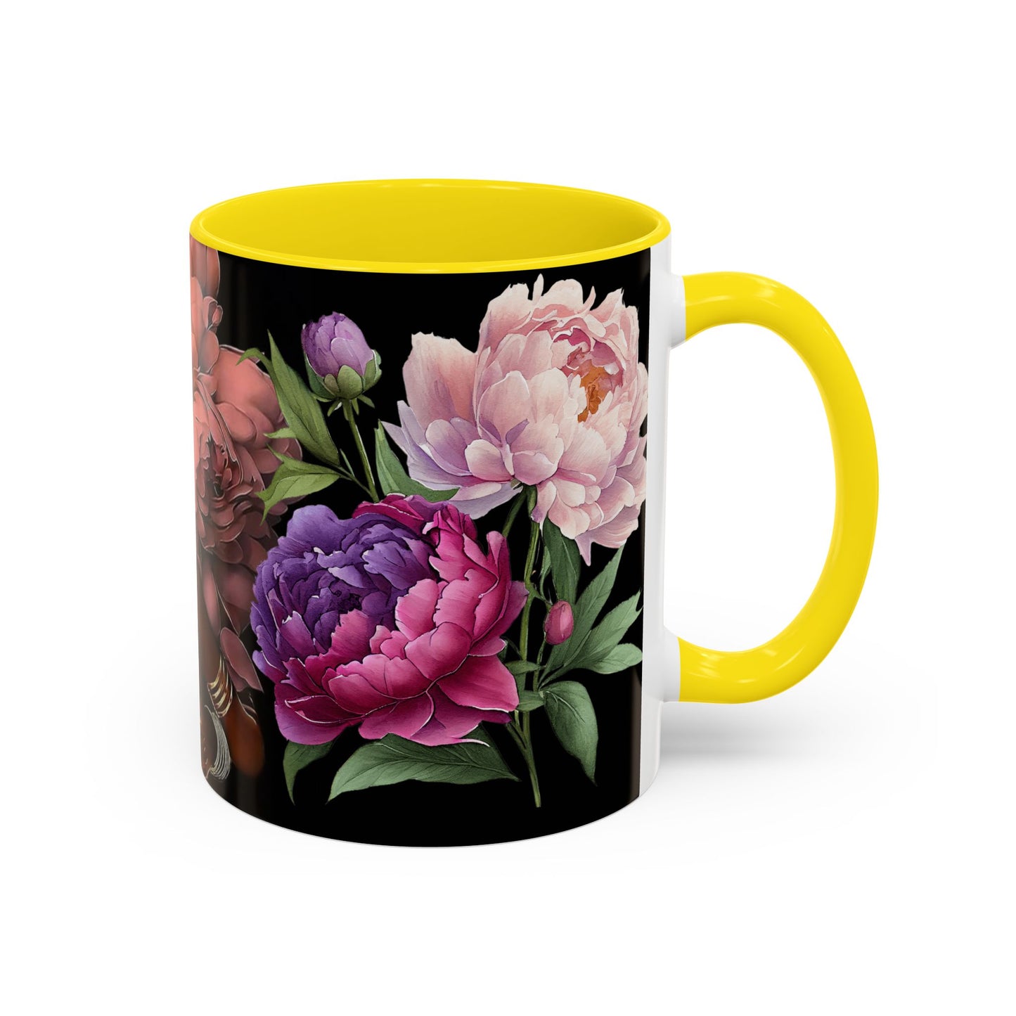 Floral Embrace Coffee Mug, Elegant Gift for Her, Unique Home Decor, Artistic Drinkware, Perfect for Birthdays, Mother's Day, Anniversaries