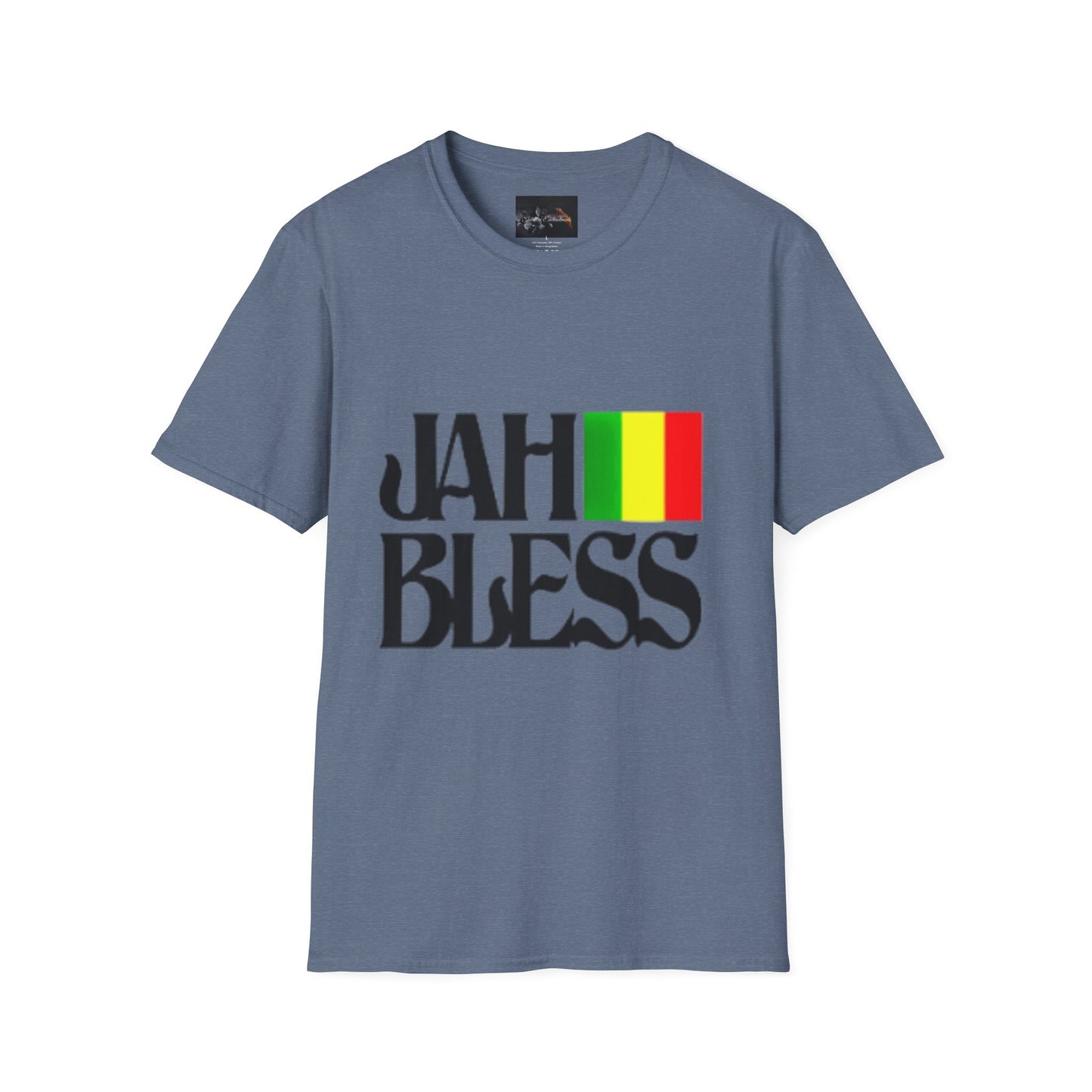 Rasta Vibes Unisex T-Shirt, Jah Bless Graphic Tee, Lion of Judah Shirt, Reggae Style Apparel, Festival Wear, Gift for Music Lovers