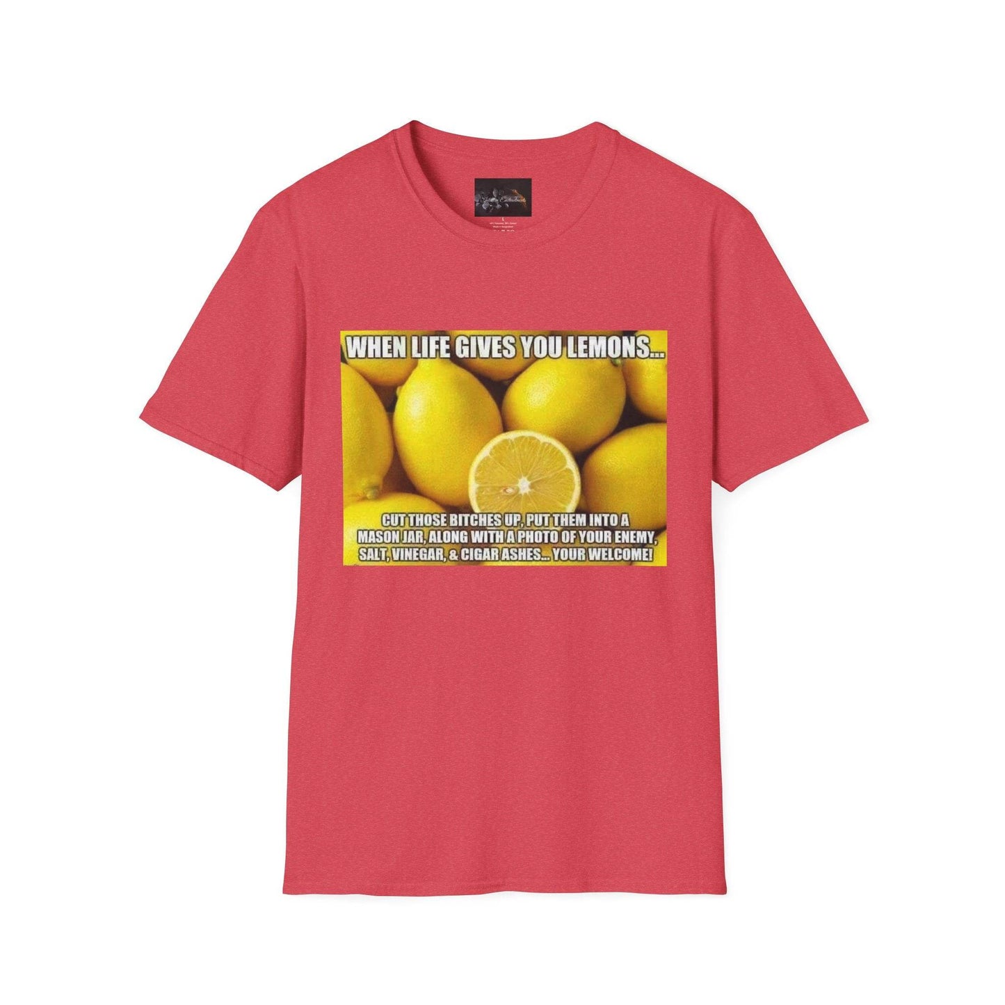 When Life Gives You Lemons T-Shirt, Funny Quote Tee, Gift for Citrus Lovers, Casual Wear, Unisex Humor Shirt, Summer Vibes - IntuitiveEncBoutique
