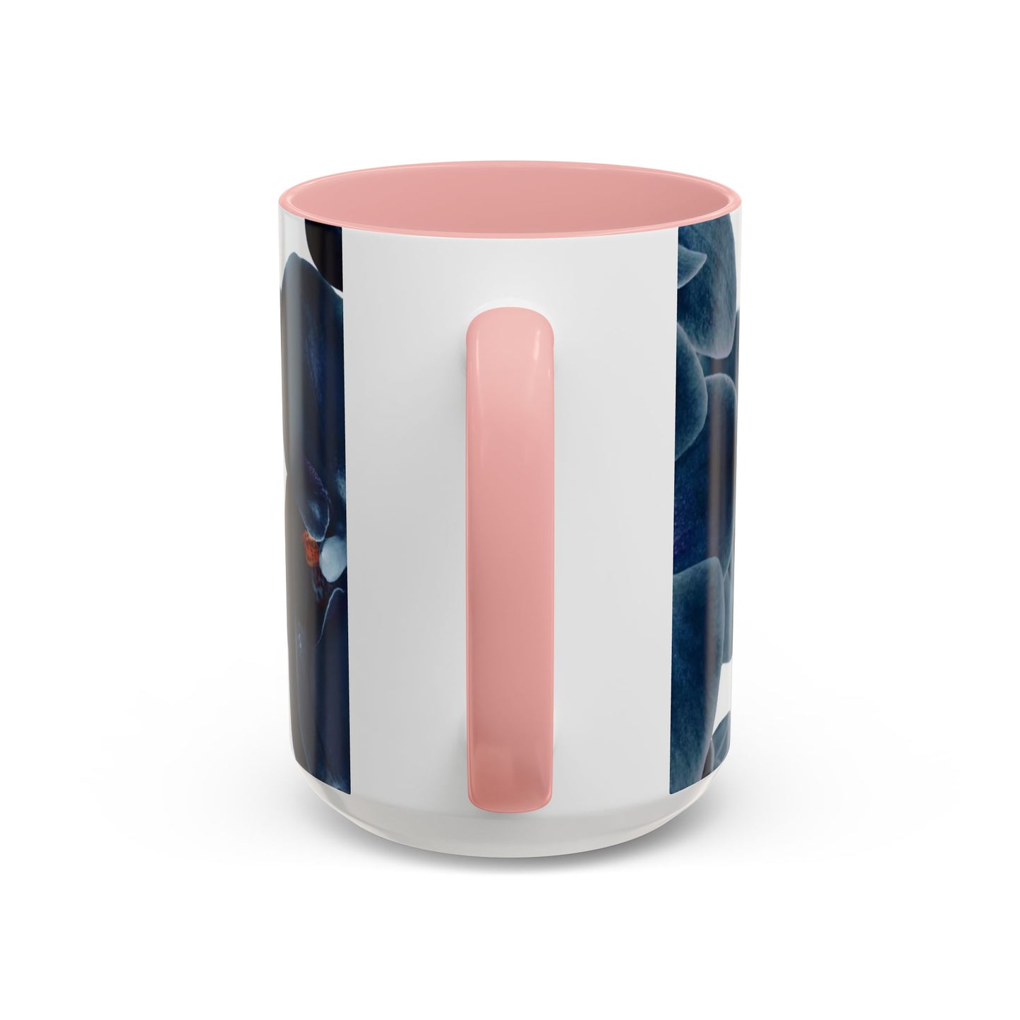 Elegant Orchid Accent Coffee Mug: Floral Drinkware for Home, Office, Gift, Mother's Day, Housewarming