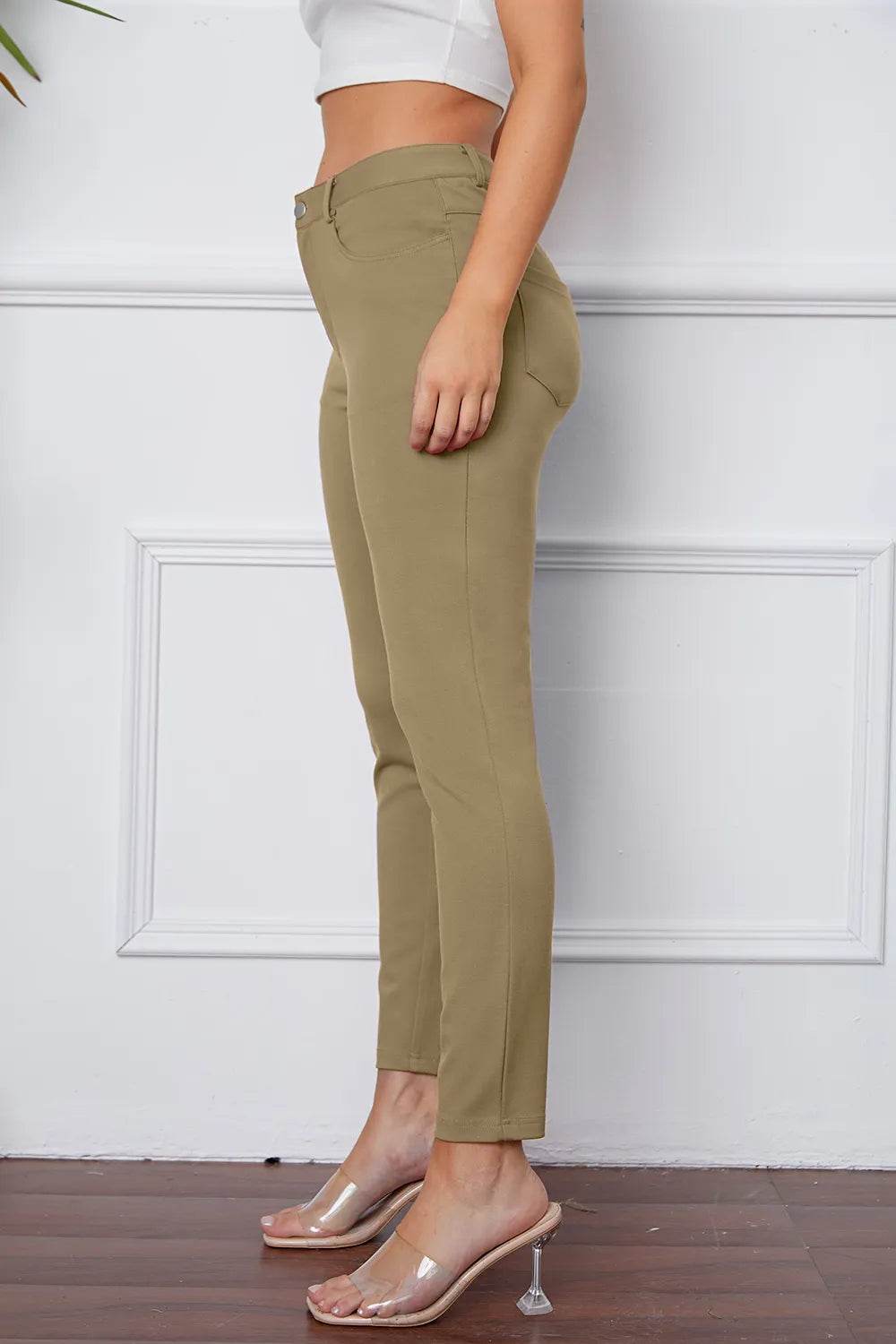 StretchyStitch Pants by Basic Bae - IntuitiveEncBoutique