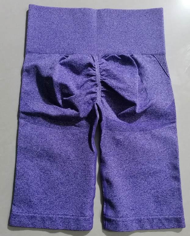 Women's Five-Quarter Pants High Waist Slim Quick-Dry Cycling Yoga Pants - IntuitiveEncBoutique