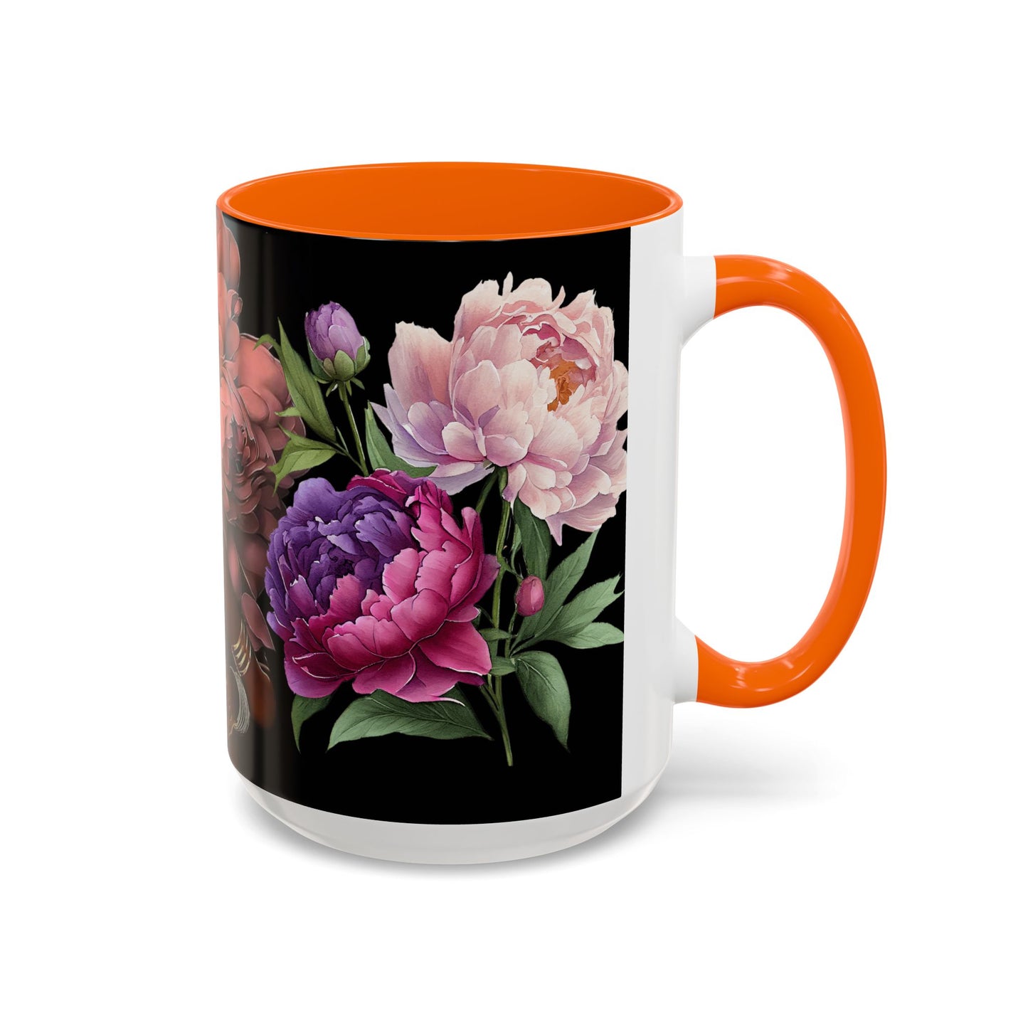 Floral Embrace Coffee Mug, Elegant Gift for Her, Unique Home Decor, Artistic Drinkware, Perfect for Birthdays, Mother's Day, Anniversaries