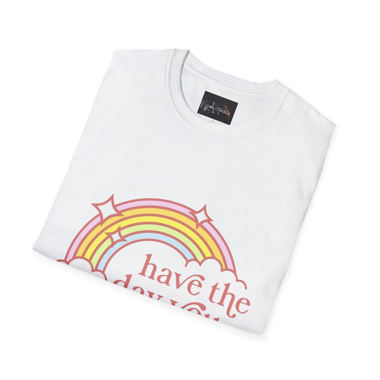 Vote-Inspired Unisex T-Shirt - 'Have the Day You Voted For' - Casual Wear, Election Day, Gift for Activists, Rainbow Design, Feel-Good