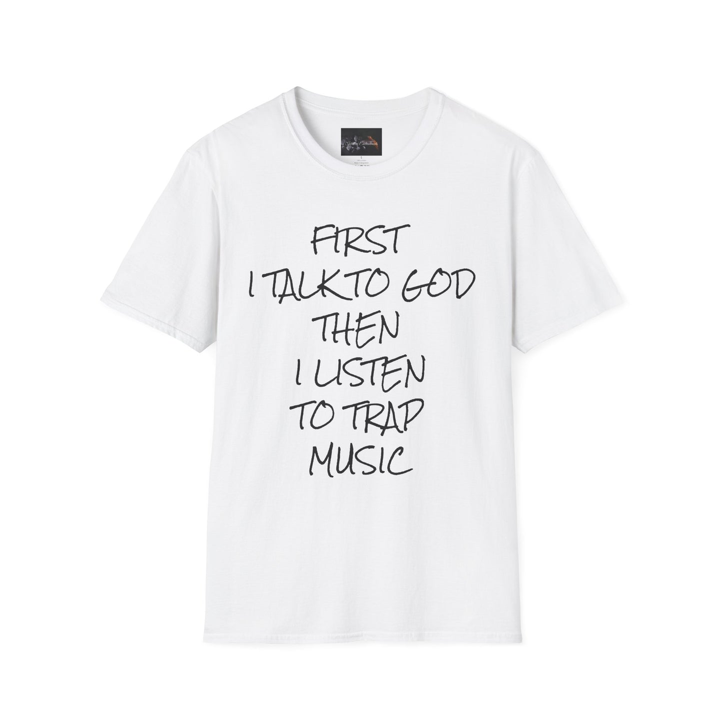 Trap Music & Faith TShirt, Cool Casual Wear, Unique Gift for Music Lovers, Spirituality Apparel, Graphic Tee for Celebrations