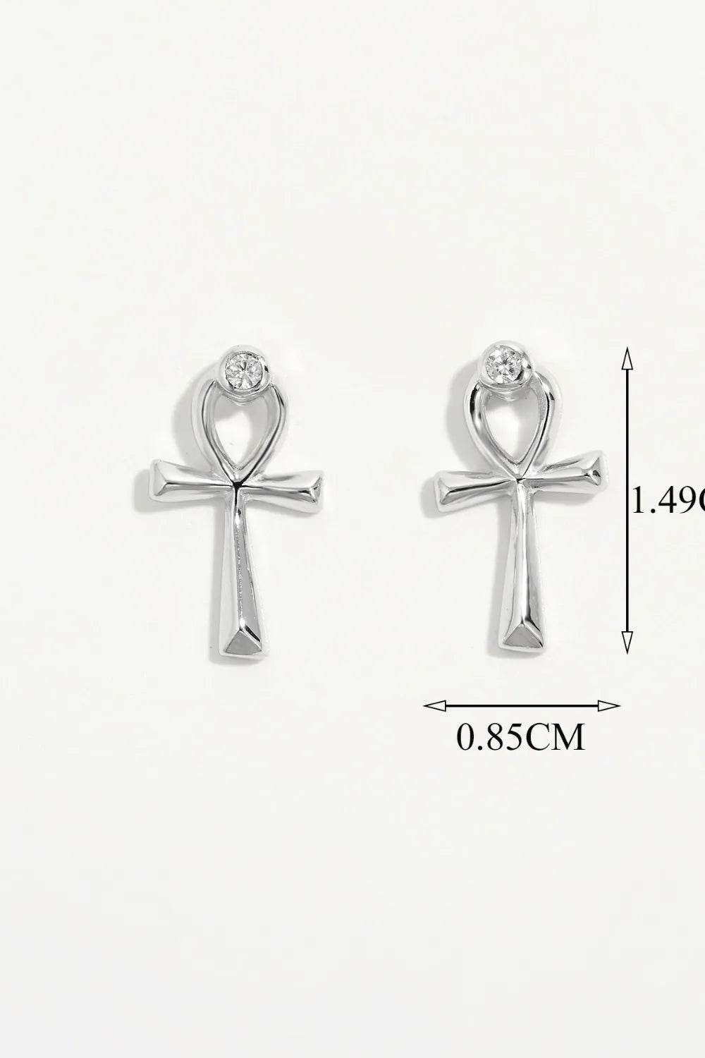 925 Sterling Silver Inland Zircon Earrings - IntuitiveEncBoutique