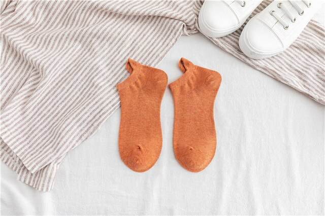 Woman Embroidered Expression Socks Fashion Ankle Funny Sock - IntuitiveEncBoutique