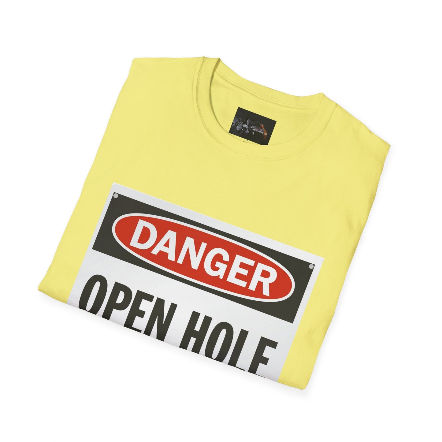 Funny Danger Open Hole T-Shirt