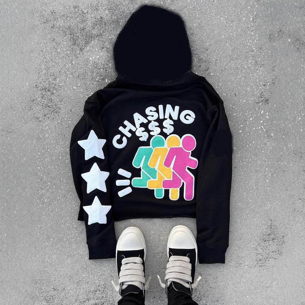 Retro loose men's and women's loose autumn/winter hoodie - IntuitiveEncBoutique