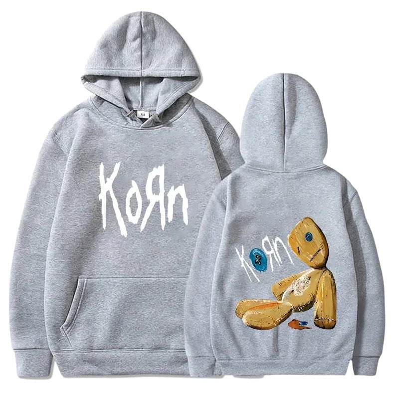 Spring and Autumn New Korn Pattern Printed Hooded Sweatshirt for Men and Women Long Sleeve Casual Outerwear Top - IntuitiveEncBoutique