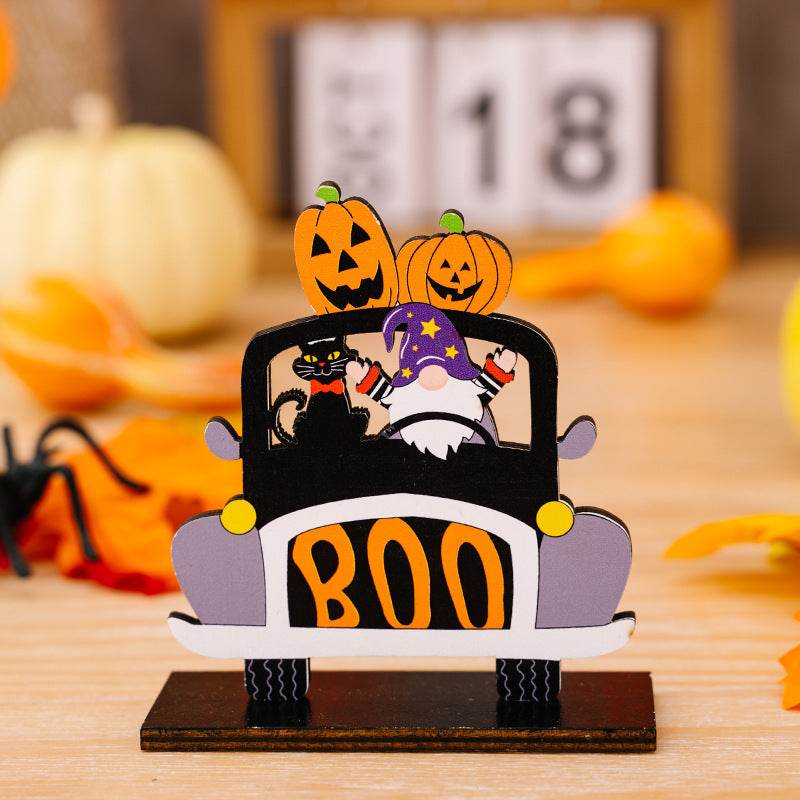 3-Piece Halloween Element Car-Shape Ornaments - IntuitiveEncBoutique