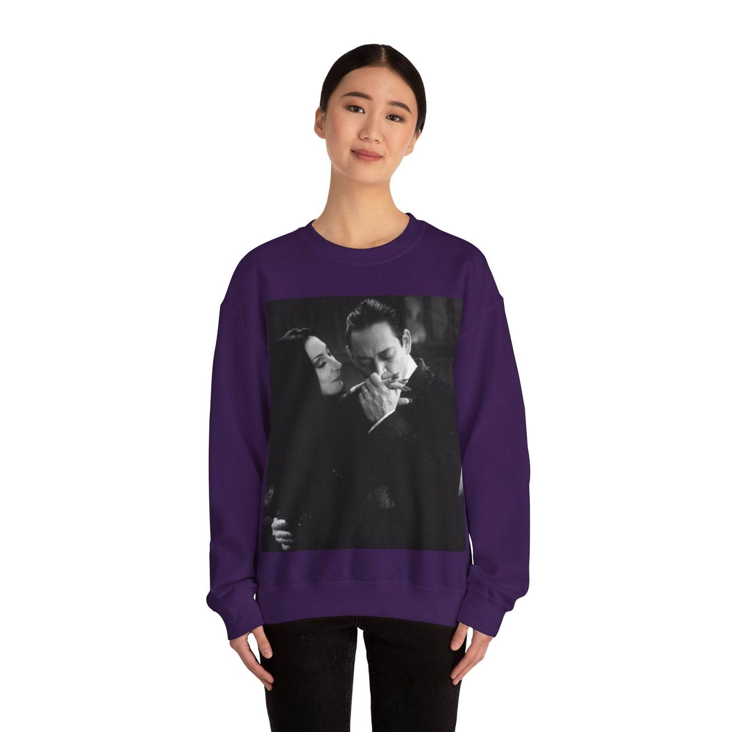 Couple Gothic Unisex Sweatshirt - Gomes & Morticia Design - IntuitiveEncBoutique