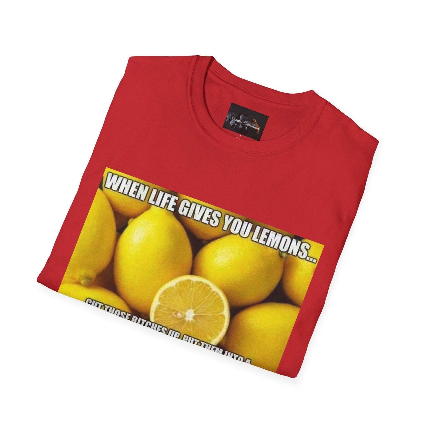 When Life Gives You Lemons T-Shirt, Funny Quote Tee, Gift for Citrus Lovers, Casual Wear, Unisex Humor Shirt, Summer Vibes - IntuitiveEncBoutique