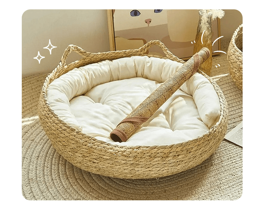 Cat Nest Winter Warm Cat Nest Cushion Thick Winter Round Nest House - IntuitiveEncBoutique