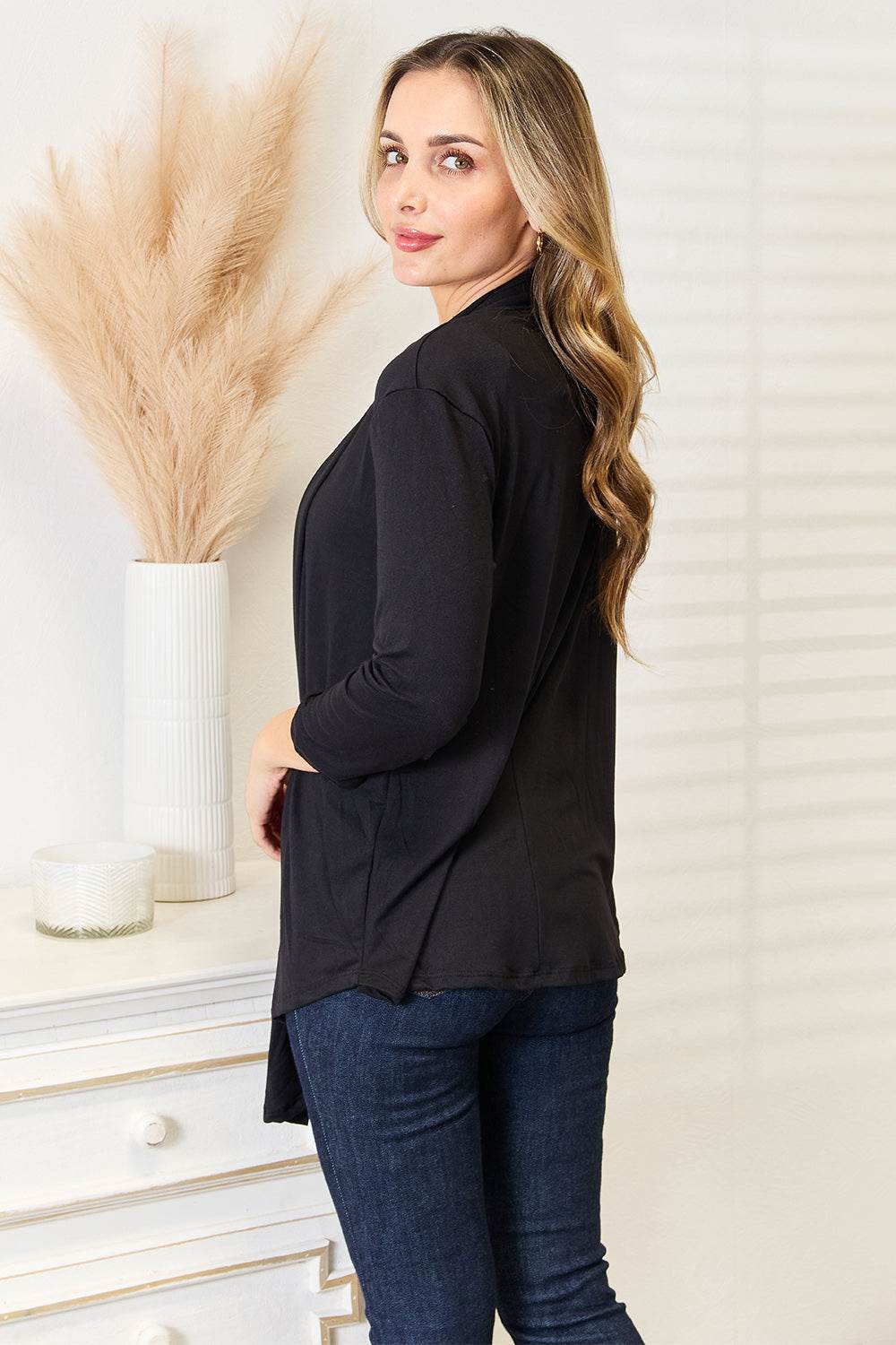Culture Code Full Size Open Front Cardigan - IntuitiveEncBoutique