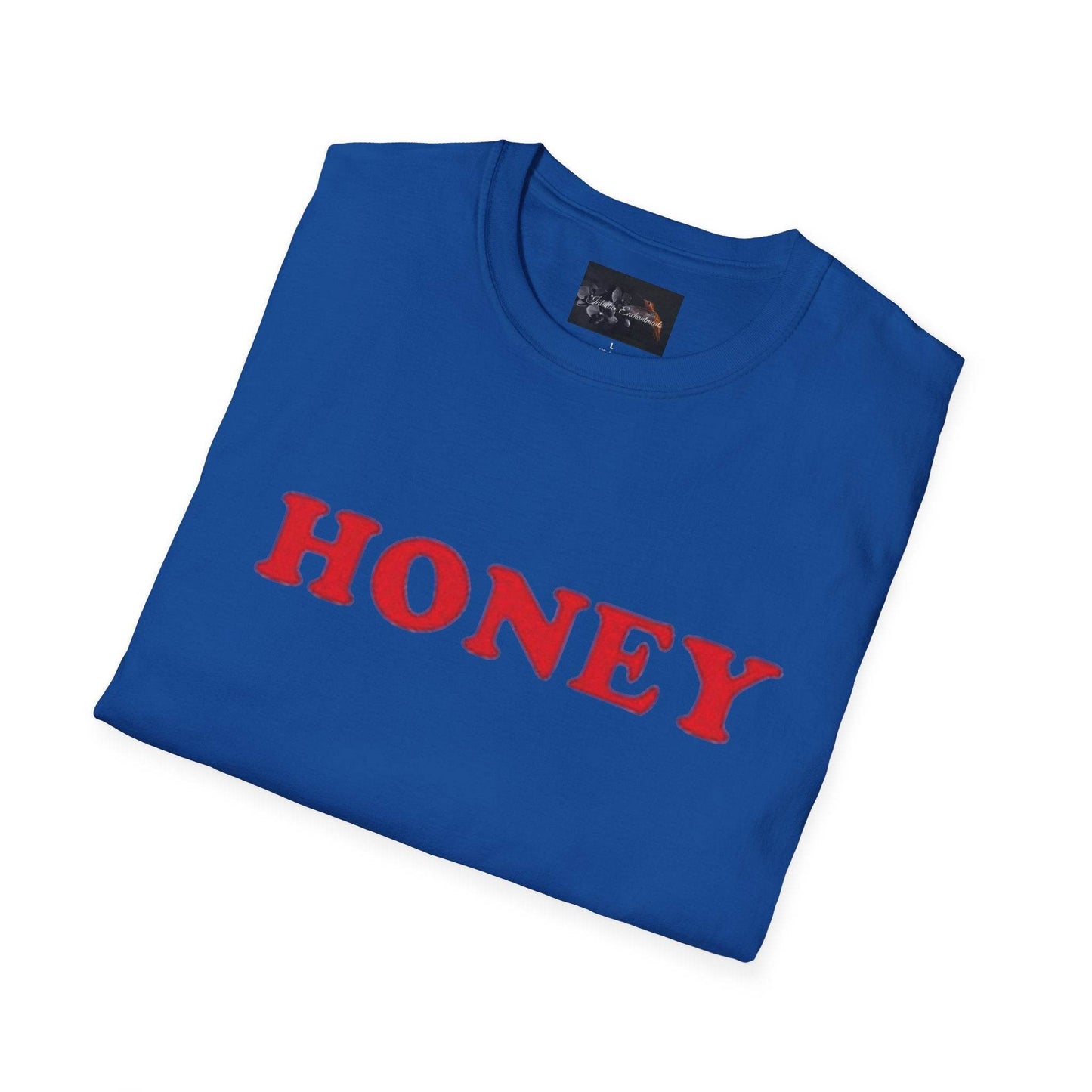 Honey Unisex Softstyle T-Shirt | Cute Gift, Casual Wear, Everyday Comfort, Spring Style, Sweet Gift for Her - IntuitiveEncBoutique