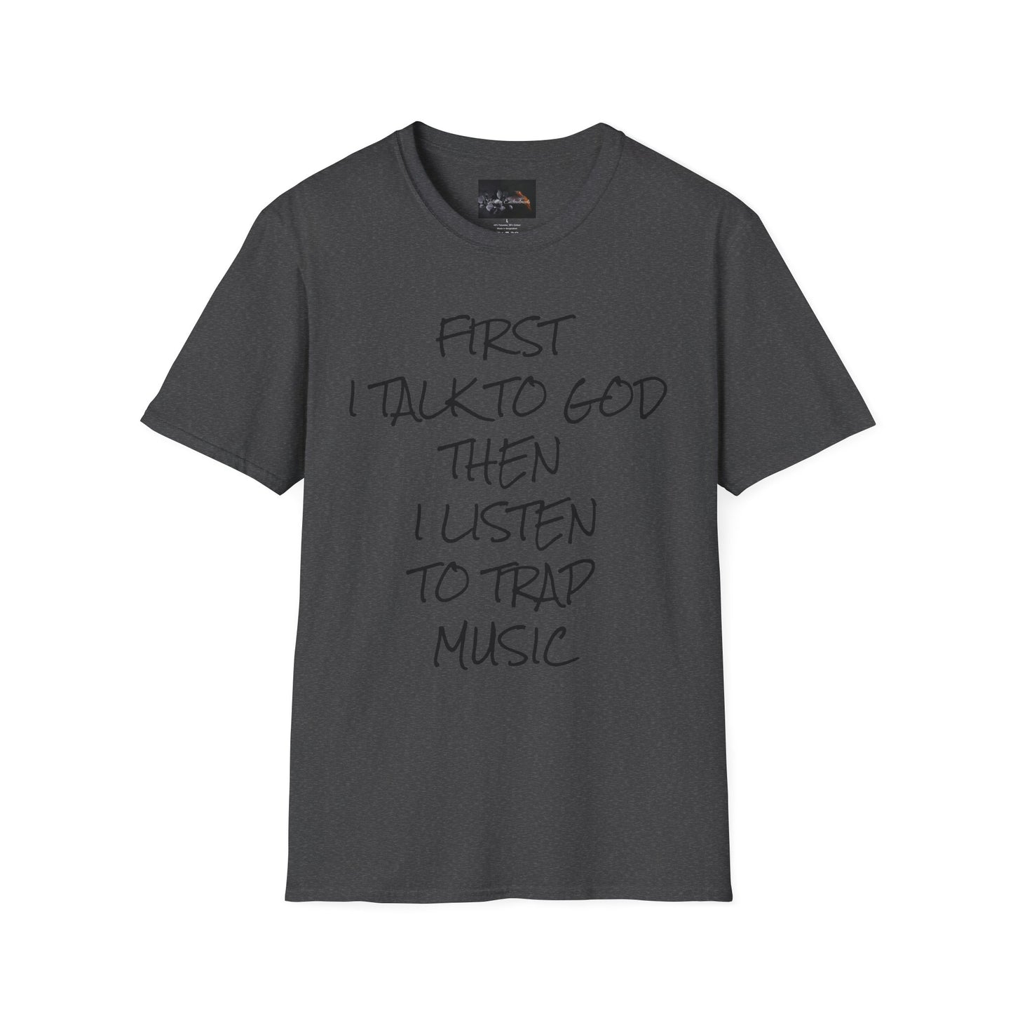Trap Music & Faith TShirt, Cool Casual Wear, Unique Gift for Music Lovers, Spirituality Apparel, Graphic Tee for Celebrations