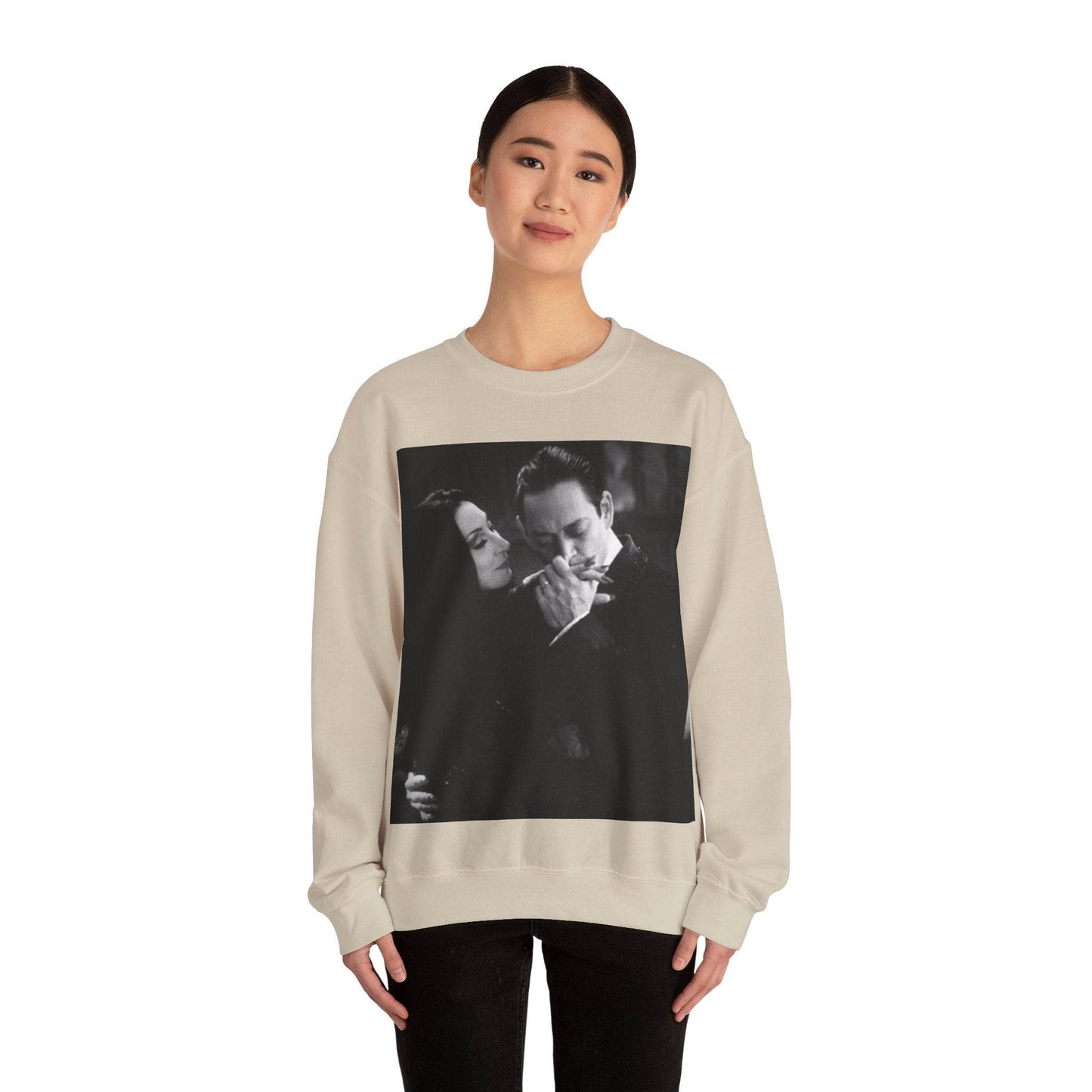 Couple Gothic Unisex Sweatshirt - Gomes & Morticia Design - IntuitiveEncBoutique