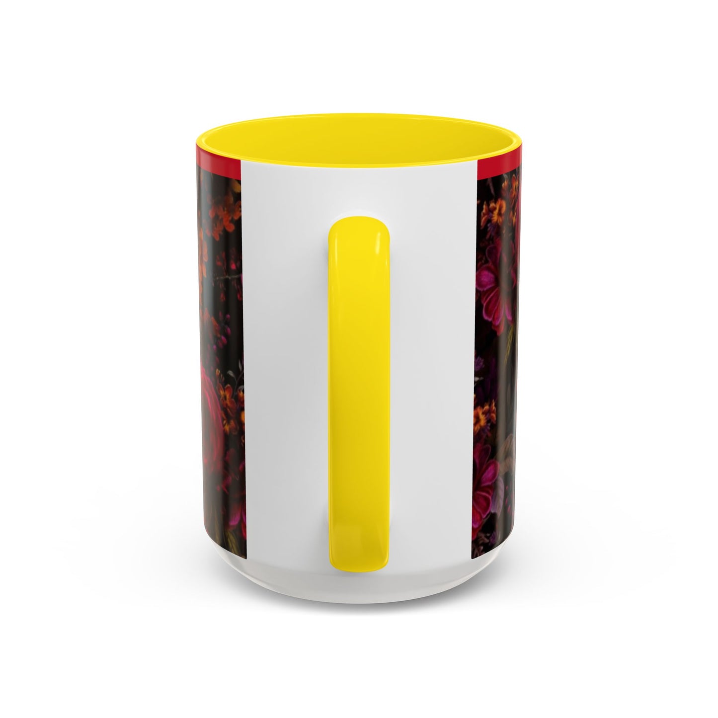 Gothic Floral Accent Coffee Mug - Perfect for Coffee Lovers, Gift for Birthdays, Drama Queen Decor, Unique Art Mug