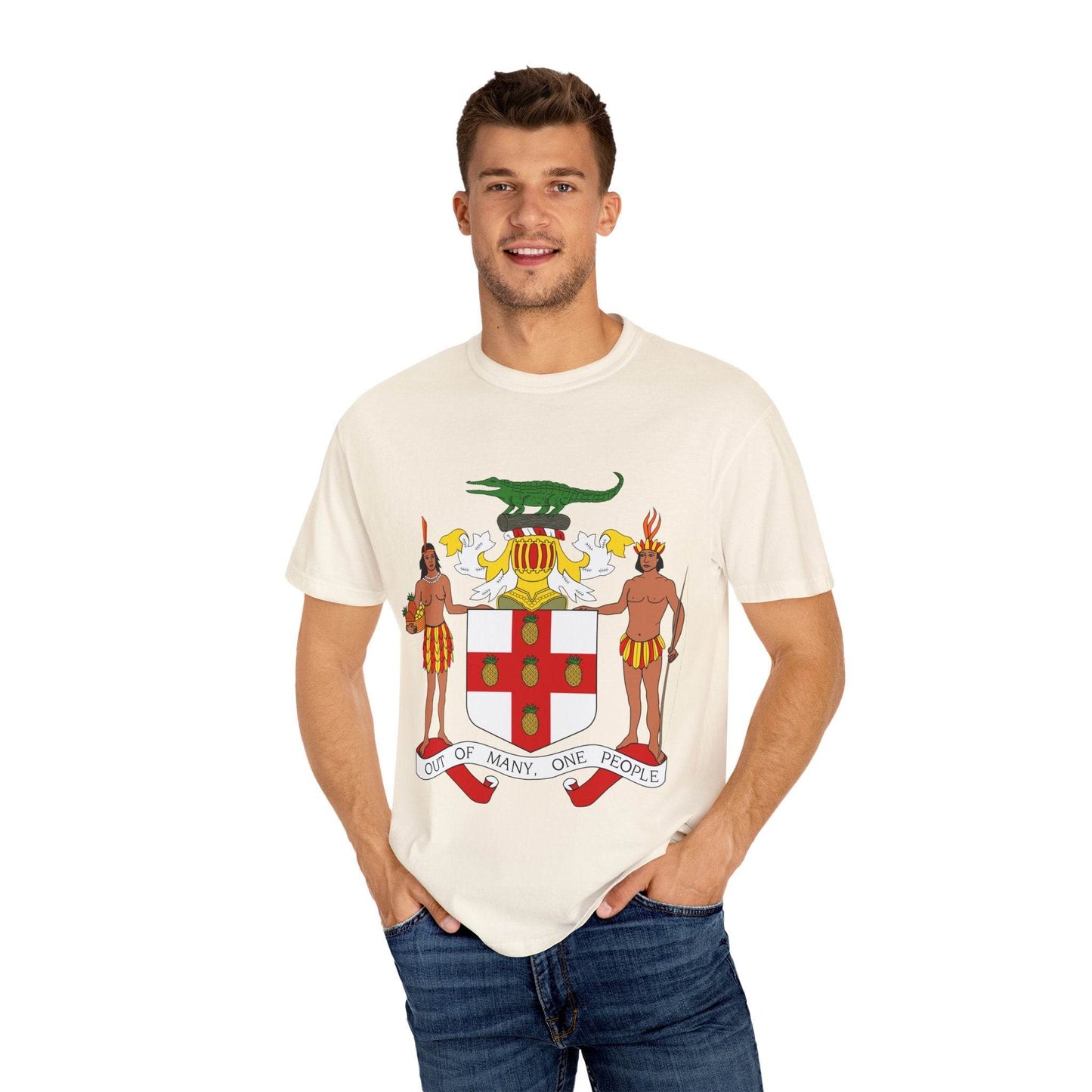Jamaican Coat of Arms T-shirt - IntuitiveEncBoutique
