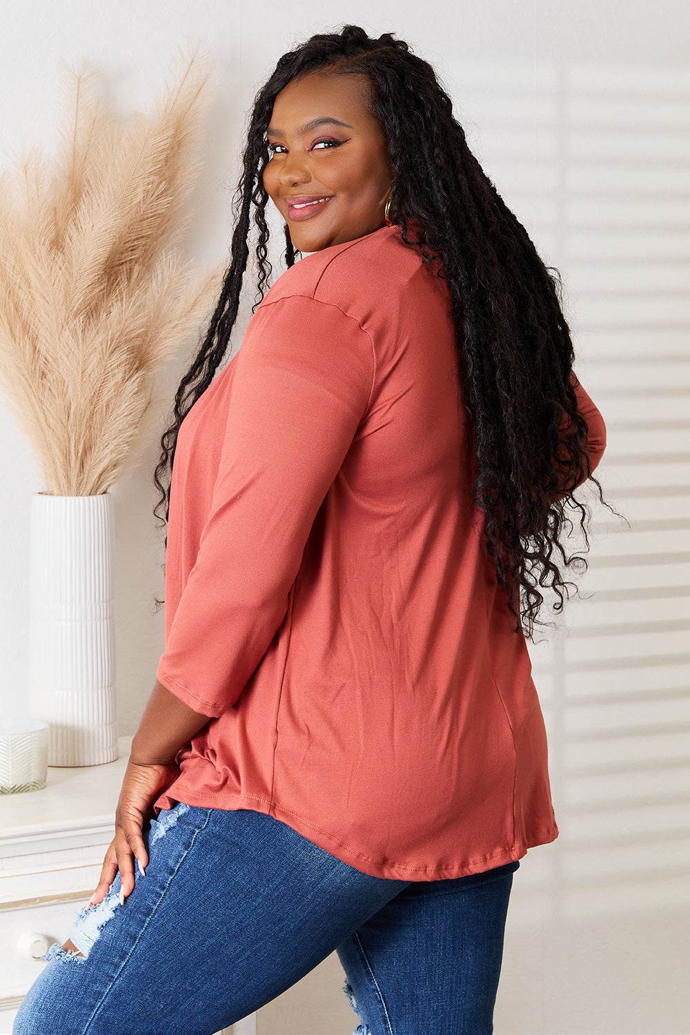 Culture Code Full Size Open Front Cardigan - IntuitiveEncBoutique