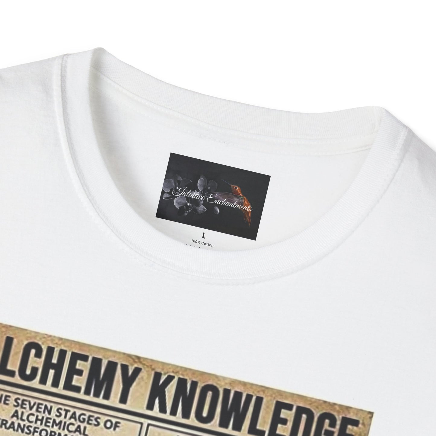 Alchemy Knowledge Unisex T-Shirt, Vintage-style Graphic Tee, Gift for Historians, Science Lovers, Unique Learning Shirt, Educational Apparel
