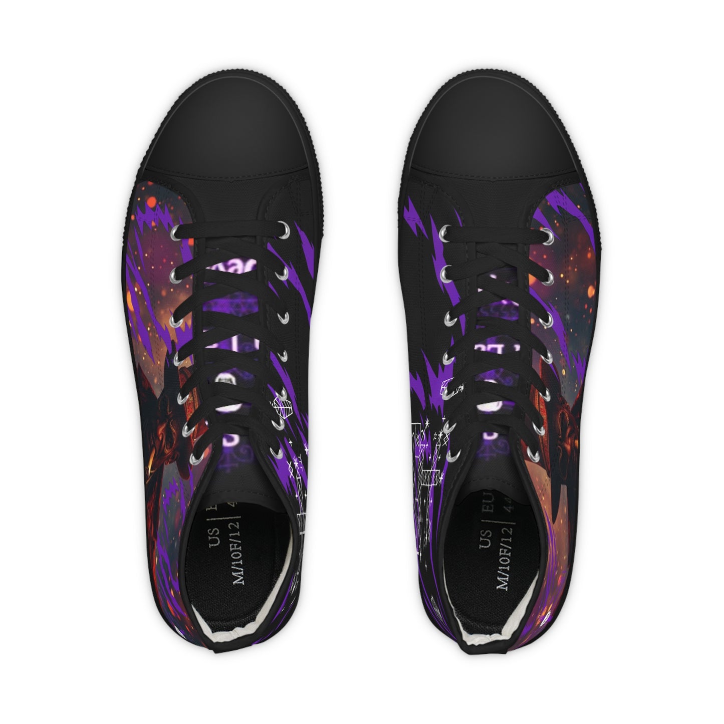 Baron Samdi Design - Voodoo Spirit Shoes, Skeleton Charms, Creepy Footwear, Halloween Costume, Unique Gift
