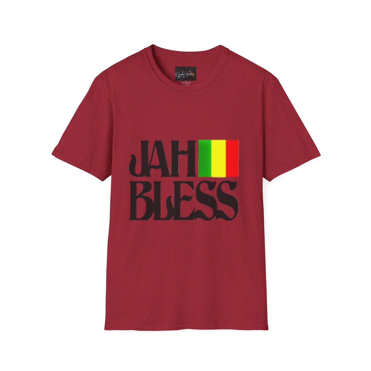 Rasta Vibes Unisex T-Shirt, Jah Bless Graphic Tee, Lion of Judah Shirt, Reggae Style Apparel, Festival Wear, Gift for Music Lovers